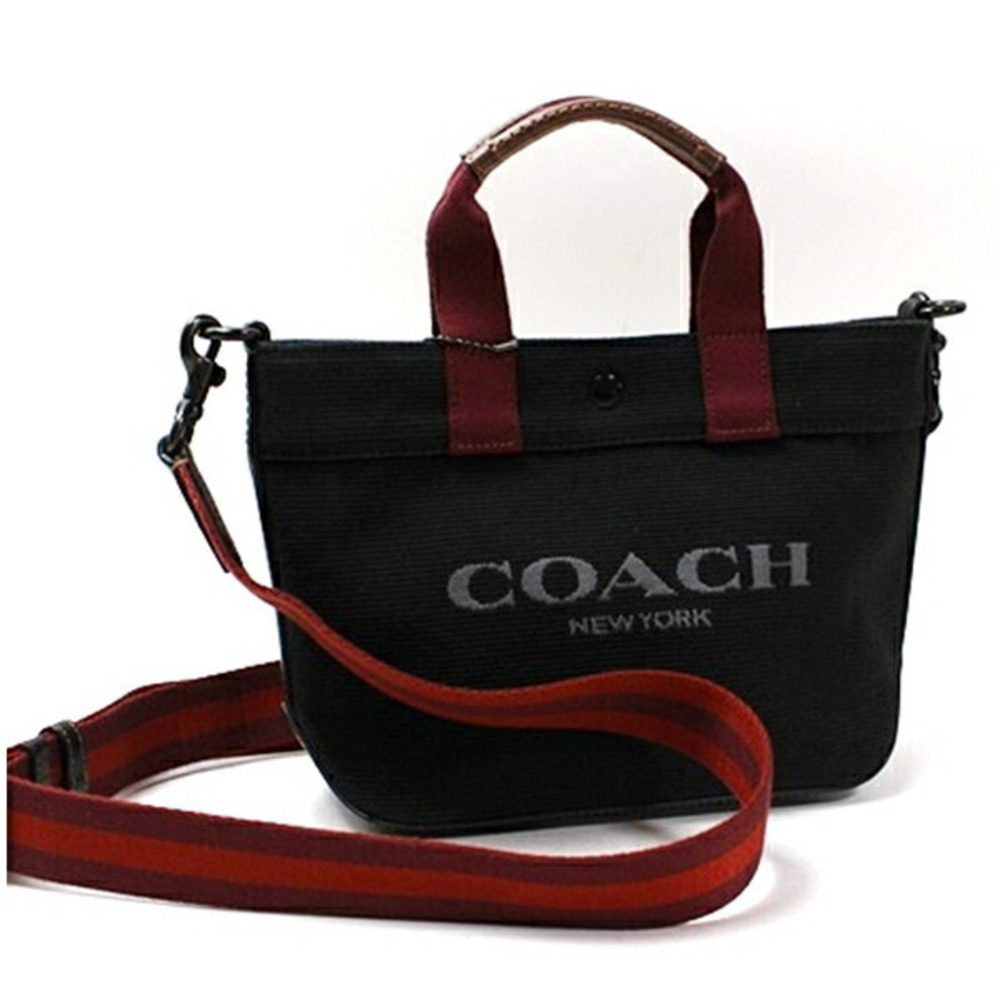 Coach Factory Handbag CU299 Canvas Black COACH Women's